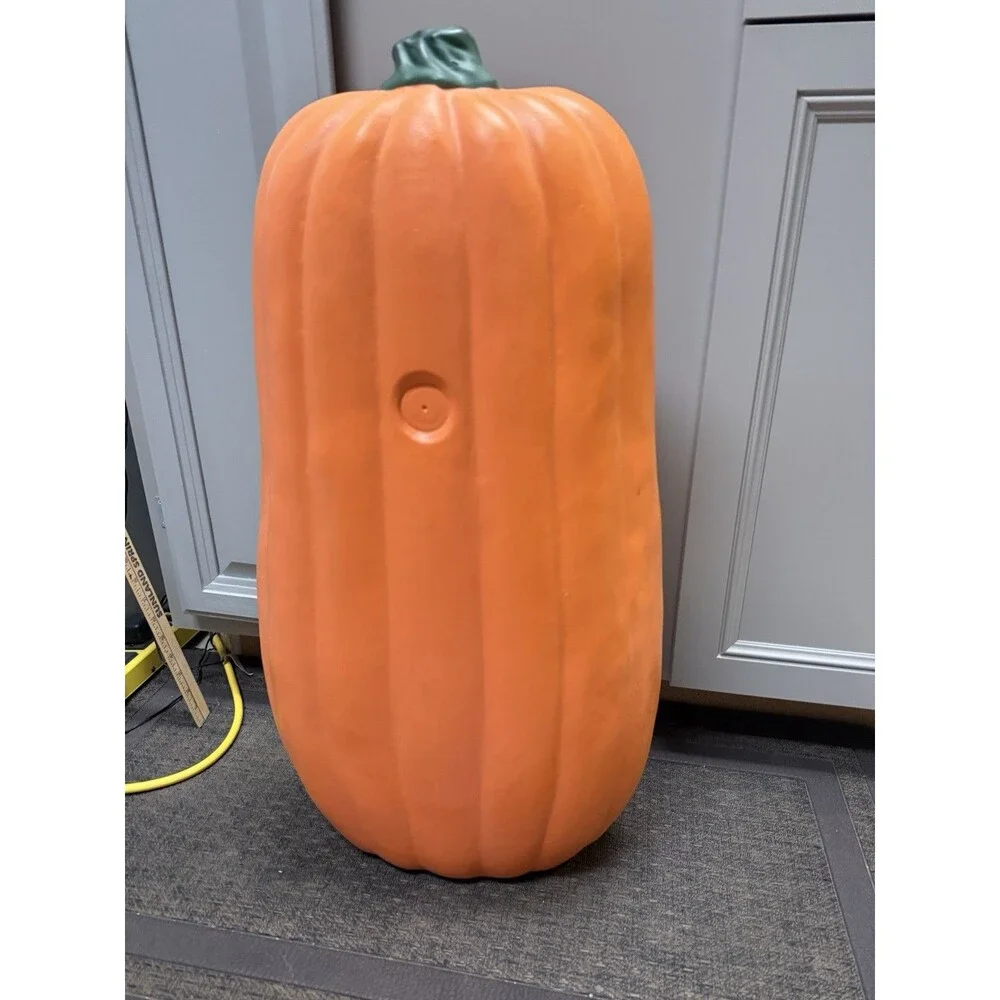 27” Magic Power Company Lighted Halloween Pumpkin Blow Mold Disco Lights